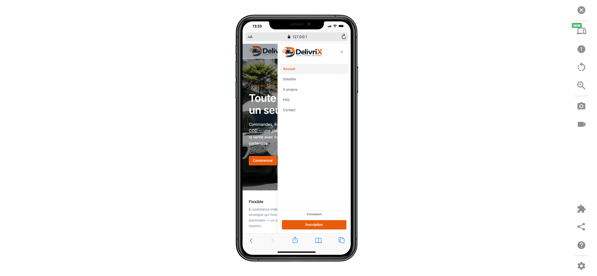 DelivriX — Mobile Navigation
