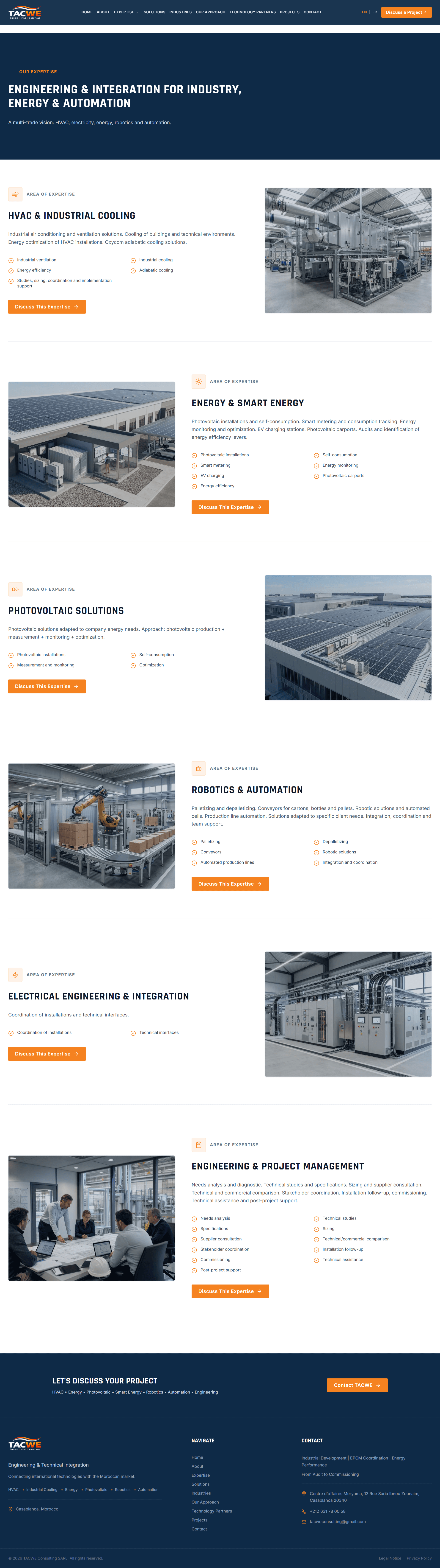 TACWE Consulting — Expertise