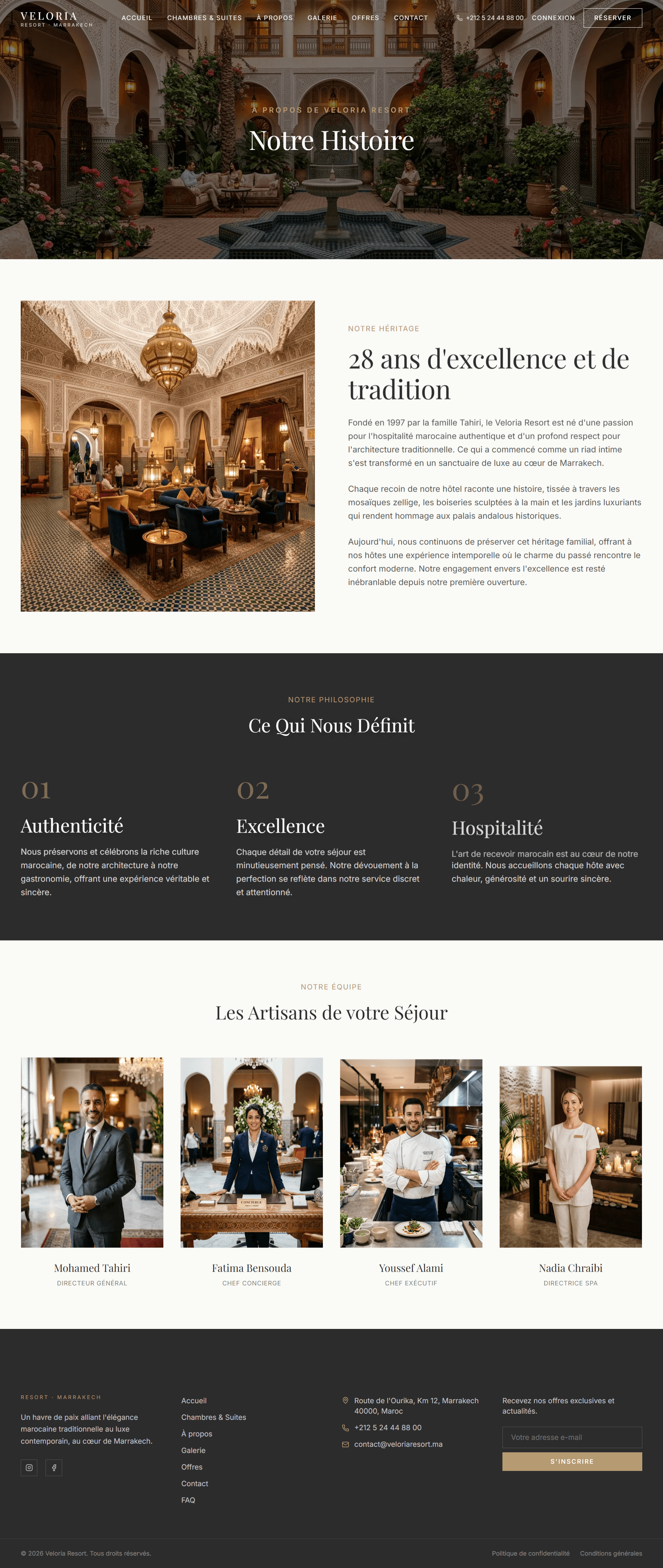 Veloria Resort — About