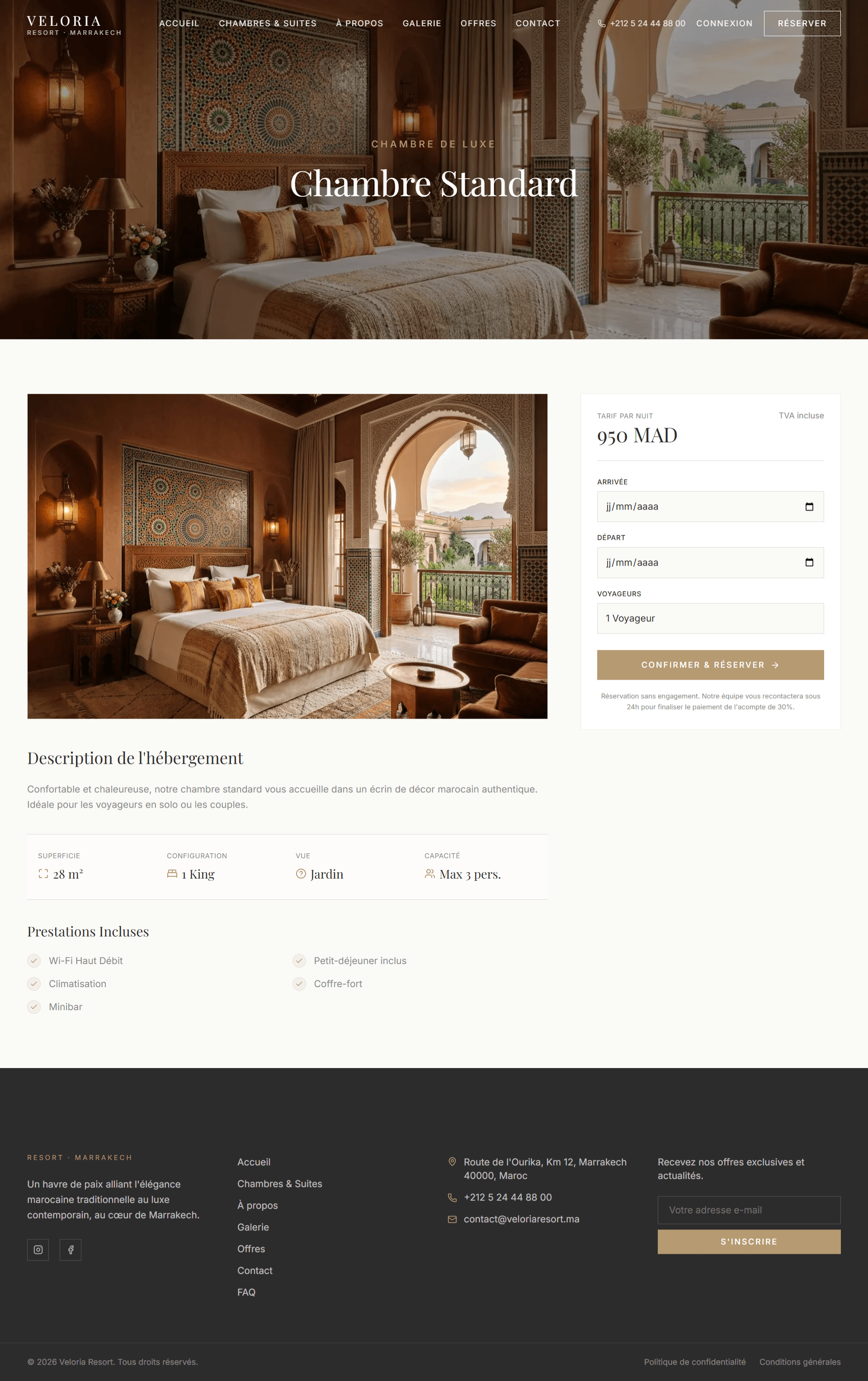 Veloria Resort — Chambre Standard