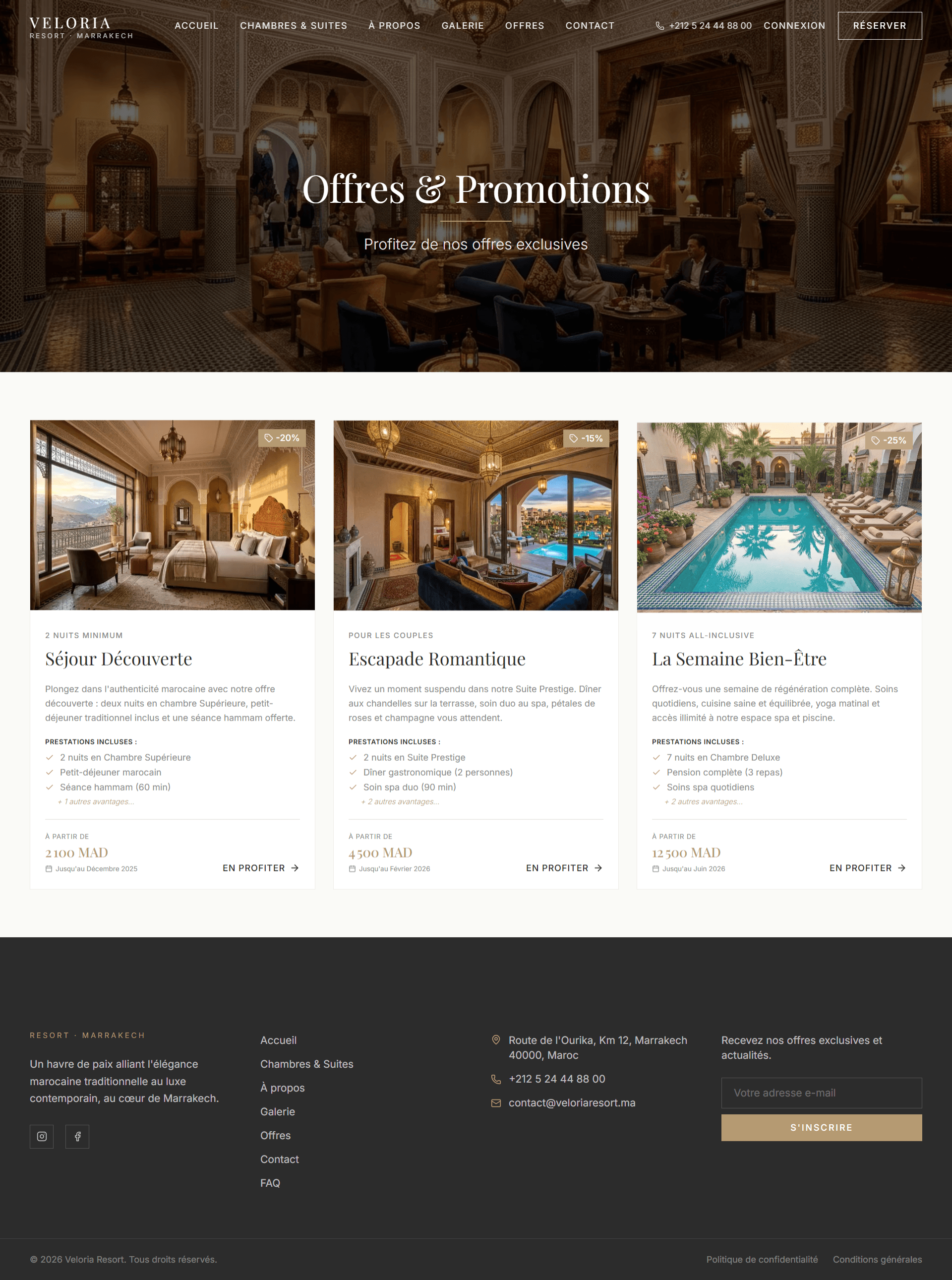 Veloria Resort — Offres