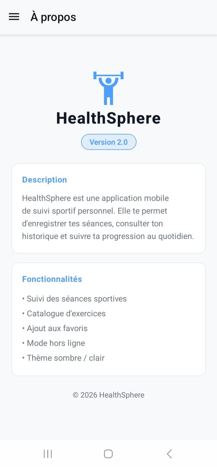 HealthSphere profile